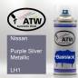 Preview: Nissan, Purple Silver Metallic, LH1: 400ml Sprühdose, von ATW Autoteile West.